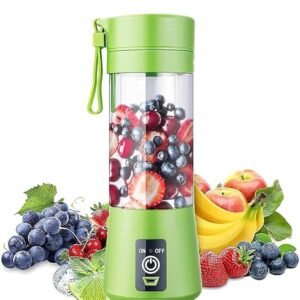 Portable 6‑Blade Rechargeable Personal Blender – USB Juicer Bottle