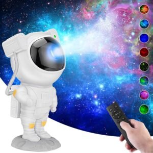 Astronaut Galaxy Projector Lamp with Remote Control