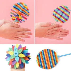 Premium Flower Stress Relief Toy for Kids – Push Pop Bubble Sensory Toy